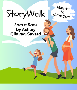 Illustration of a family walking